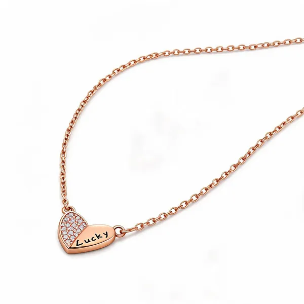 Lucky_Heart_Pendant_Necklace_-_Rose_Gold_-_925_Sterling_Silver