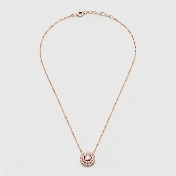 Halo_Sparkle_Pendant_Necklace_-_Rose_Gold_-_925_Sterling_Silver