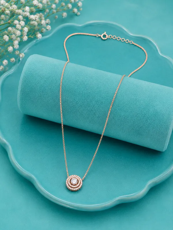 Halo_Sparkle_Pendant_Necklace_-_Rose_Gold_-_925_Sterling_Silver