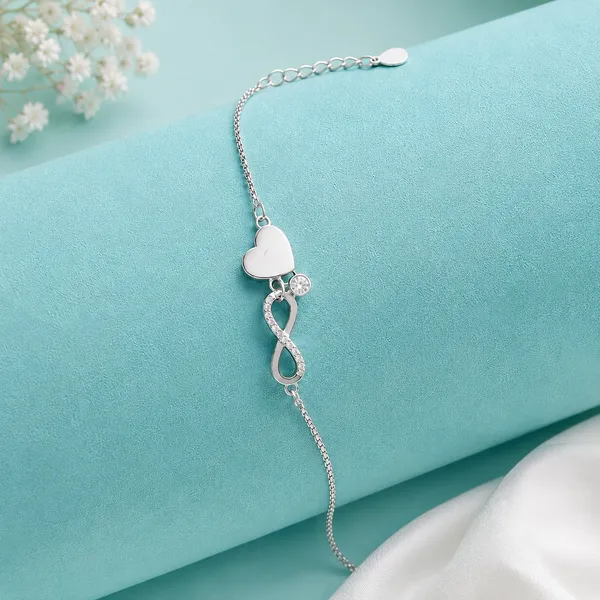 Eternal_Love_Infinity_&_Heart_Bracelet_with_Customisable_Name_Alphabet-_Made_With_925_Silver