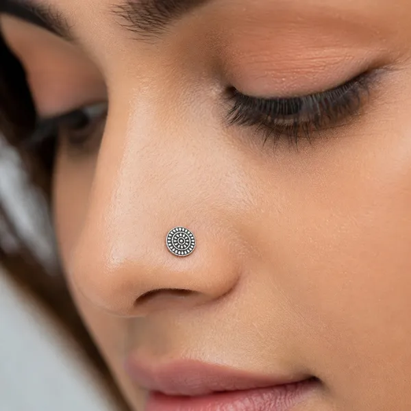 Tivara_Sunburst_Mandala_Nose_Stud_-_Made_with_925_Silver
