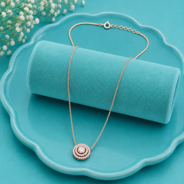 Halo_Sparkle_Pendant_Necklace_-_Rose_Gold_-_925_Sterling_Silver