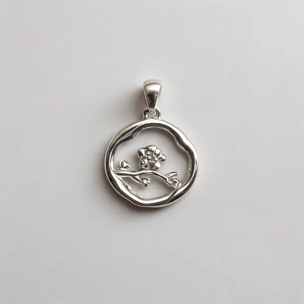 Cherry_Blossom_Branch_Circular_Statement_Charm_-_Made_With_925_Silver