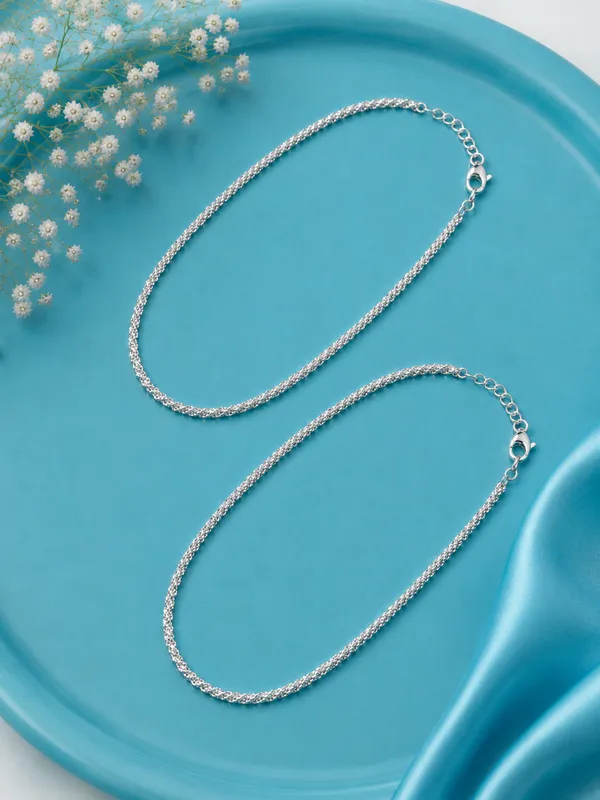 Twisted_Rope_Chain_Shimmering_Anklet_925_Silver_-_Single
