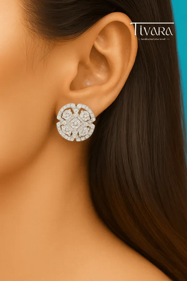 Regal_Emblem_Earrings_925_Silver_With_Aaa_Zircons