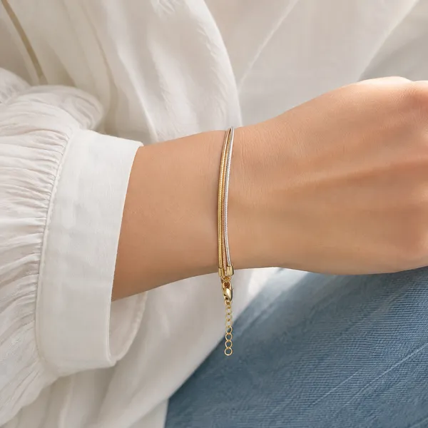 Tri-Tone_Harmony_Snake_Chain_Bracelet_-_Made_With_925_Silver