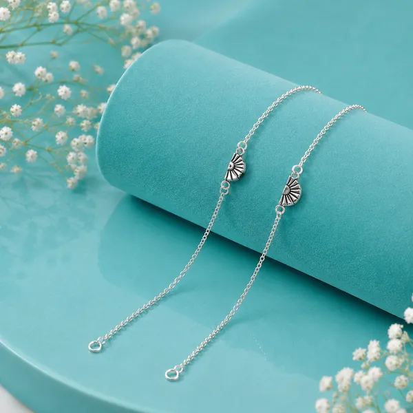 Half_Sun_Charm_Anklet_925_Silver_-_Single
