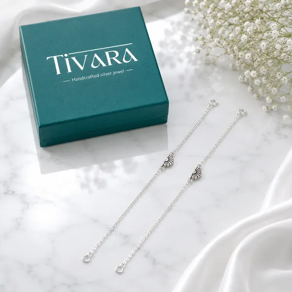 Half_Sun_Charm_Anklet_925_Silver_-_Single