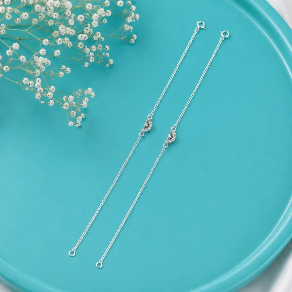 Half_Sun_Charm_Anklet_925_Silver_-_Single