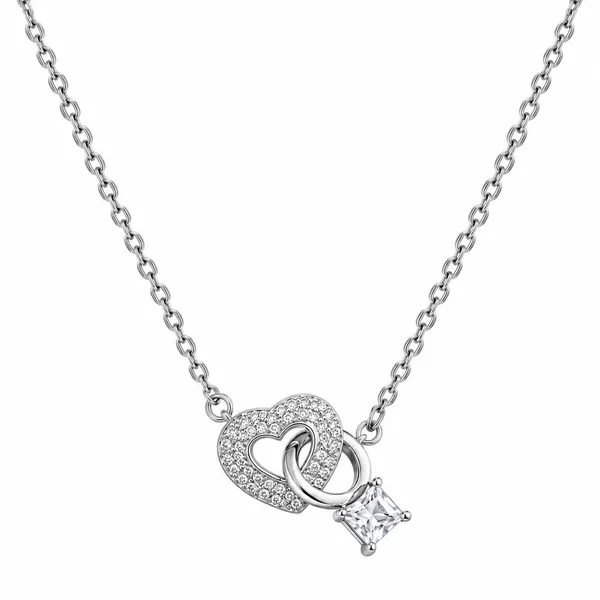 Interlocking_Heart_&_Ring_Layered_Necklace_-_Made_With_925_Silver