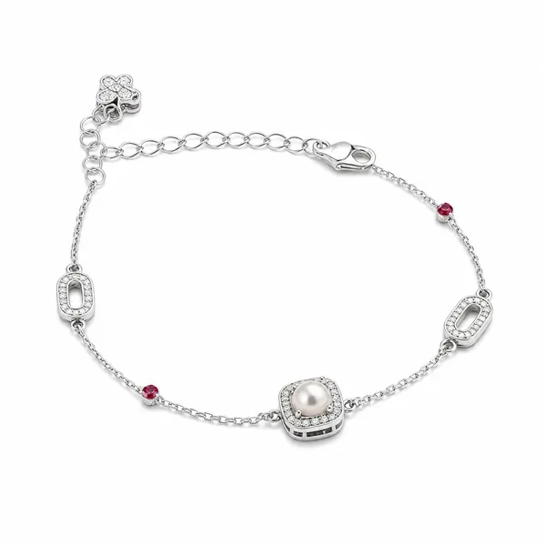 Emerald_&_Pearl_Halo_Bracelet_-_Pink_-_Made_With_925_Silver
