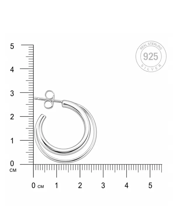 Serpentine_Dual-Loop_Interlocking_Hoops_-_Made_With_925_Silver
