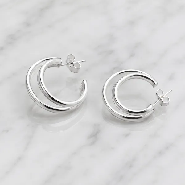 Serpentine_Dual-Loop_Interlocking_Hoops_-_Made_With_925_Silver