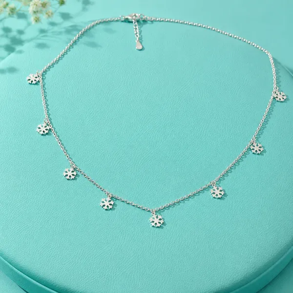 Multi_Snowflake_Charm_Necklace_-_Made_With_925_Silver