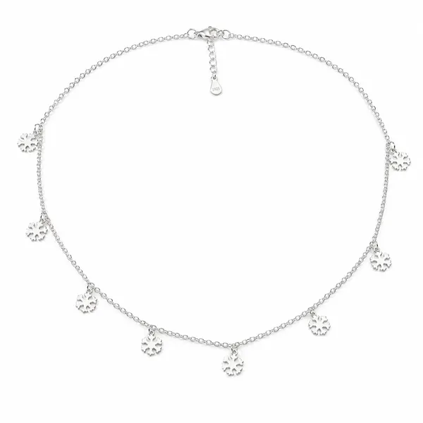 Multi_Snowflake_Charm_Necklace_-_Made_With_925_Silver