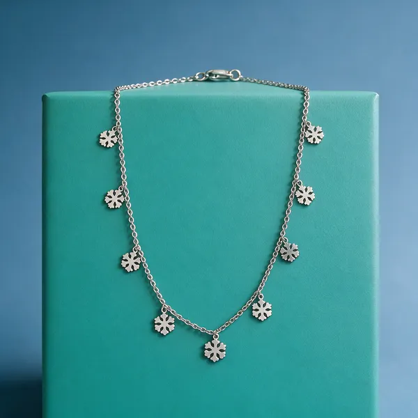 Multi_Snowflake_Charm_Necklace_-_Made_With_925_Silver