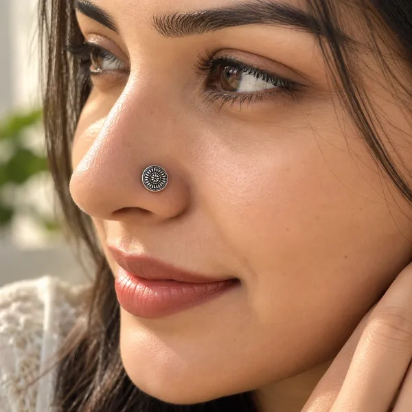 Tivara_Sunburst_Mandala_Nose_Stud_-_Made_with_925_Silver