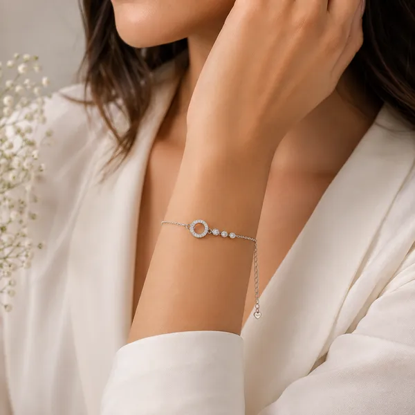 Unity_Circle_&_Drop_Bracelet_-_Made_With_925_Silver