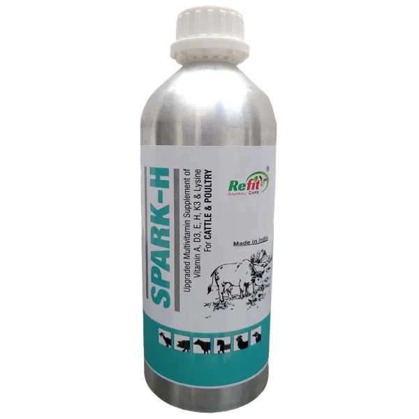 Veterinary_Multivitamins_A,_D3,_E,_H,_K3,_Lysine_for_Cow,_Cattle_&_Poultry,_Spark-H_1_Ltr.