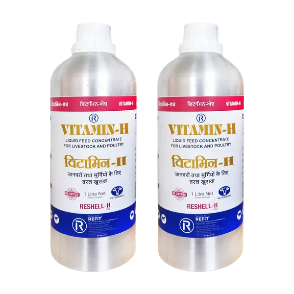 Vitamin_H_Supplement_for_Cow,_Cattle,_Buffalo,_Goat,_Chicks,_Chicken,_Poultry_and_Livestock_Animals,_Reshell-H_(Lite)_1_Ltr_(Set_of_2_Pcs)