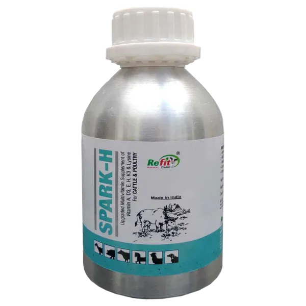 Veterinary_Multivitamins_A,_D3,_E,_H,_K3,_Lysine_for_Cow,_Cattle_&_Poultry,_Spark-H_250_ml.