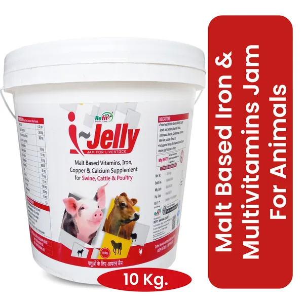 Malt_Based_Iron_Multivitamin_Supplement_with_Copper_Calcium_for_Cow,_Cattle_and_Poultry,_I-Jelly_10_Kg