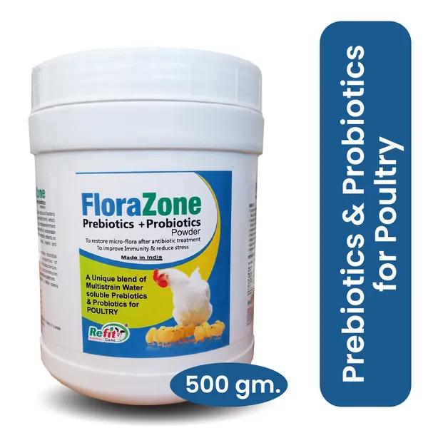 Prebiotics_and_Probiotics_Powder_for_Poultry,_Chicken,_Hen,_Chicks,_Broilers_and_Birds,_Florazone_500_gms.