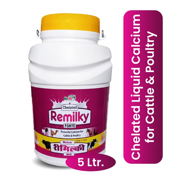 Chelated_Liquid_Calcium_for_Cow,_Pig,_Goat,_Sheep,_Horse,_Buffalo_and_Other_Dairy_Animals,_Remilky_Forte_5_Ltr.