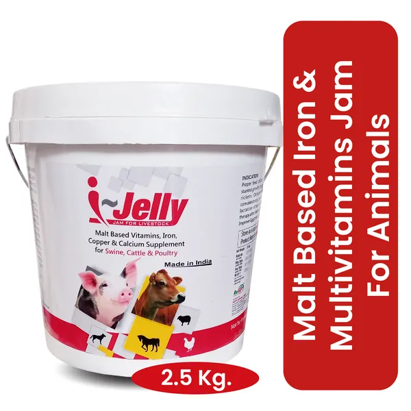 Malt_Based_Iron_Multivitamin_Supplement_with_Copper_Calcium_for_Cow,_Cattle_and_Poultry,_I-Jelly_2.5_Kg.