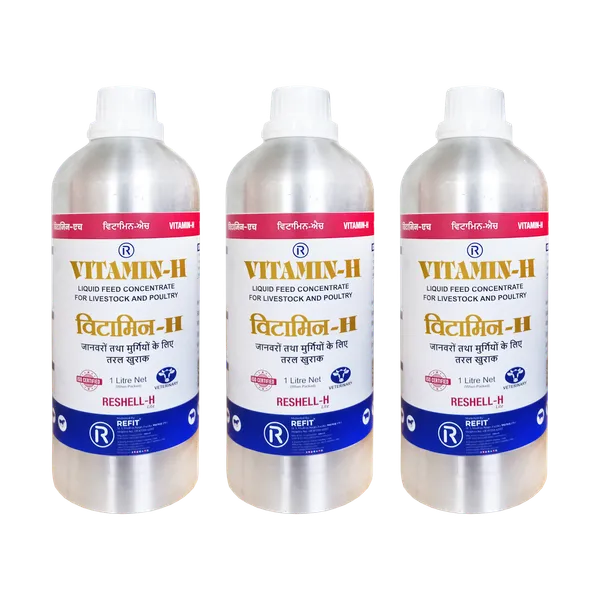 Vitamin_H_Supplement_for_Cow,_Cattle,_Buffalo,_Goat,_Chicks,_Chicken,_Poultry_and_Livestock_Animals,_Reshell-H_(Lite)_1_Ltr_(Set_of_3_Pcs)