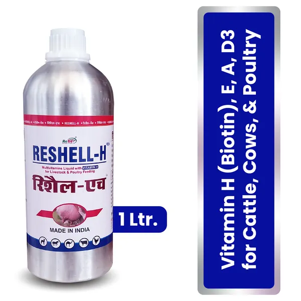 Veterinary_Vitamin_H_Supplement_for_Cow,_Cattle,_Goat,_Chicken,_Layers,_Broilers,_Poultry_and_Other_Livestock_Animals,_Reshell-H_1_Ltr.