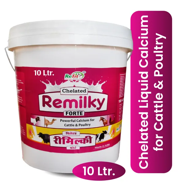 Chelated_Liquid_Calcium_for_Cow,_Pig,_Goat,_Sheep,_Horse,_Buffalo_and_Other_Dairy_Animals,_Remilky_Forte_10_Ltr.