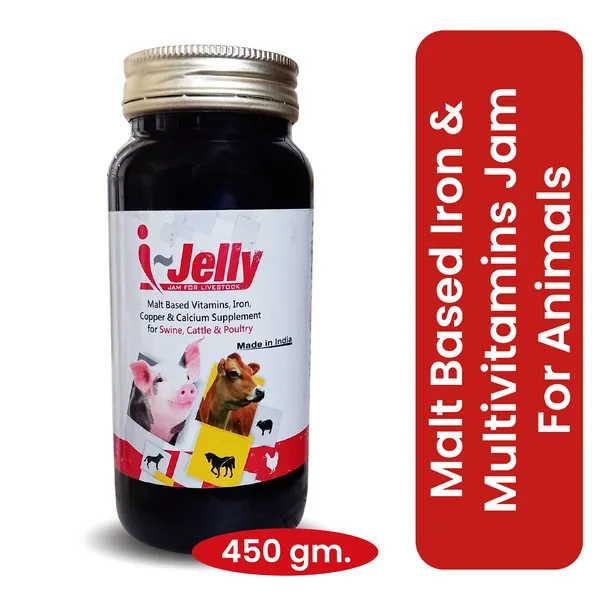 Malt_Based_Iron_Multivitamin_Supplement_with_Copper_Calcium_for_Cow,_Cattle_and_Poultry,_I-Jelly_450_gms.