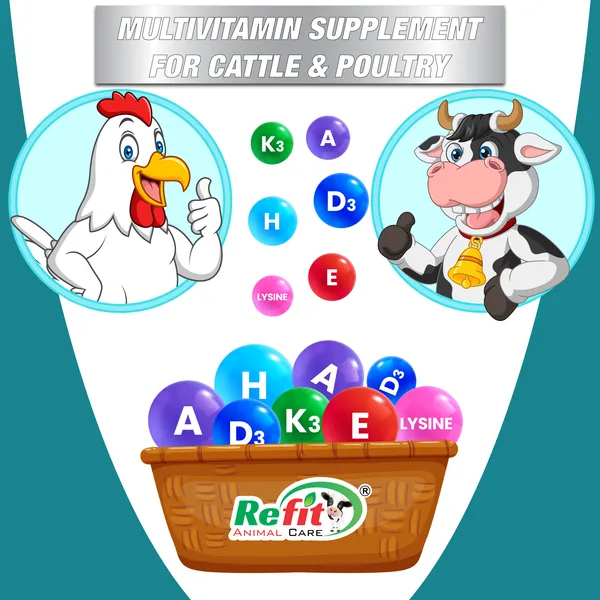 Veterinary_Multivitamins_A,_D3,_E,_H,_K3,_Lysine_for_Cow,_Cattle_&_Poultry,_Spark-H_1_Ltr.