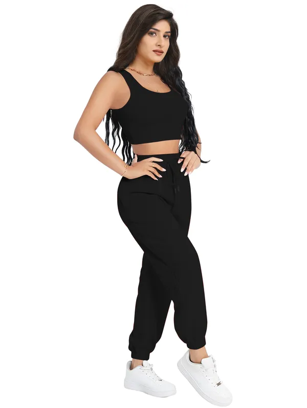 Women's_Black_Two_Piece_Co_Ord_Set_Crop_Top_And_Joggers