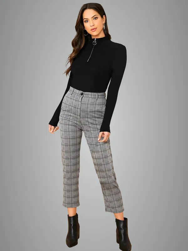 Black_High_Neck_Ribbed_Sweater_With_O_Ring_Zipper_Detail
