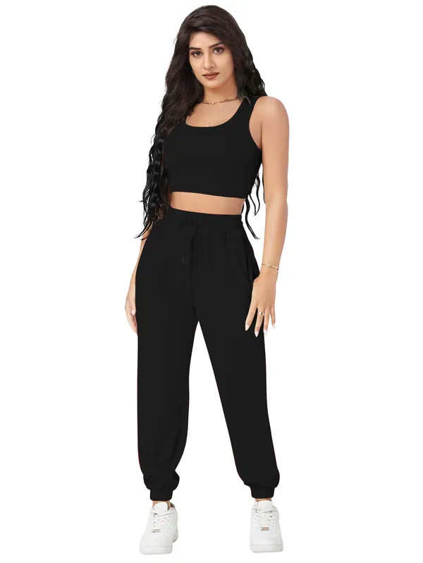 Women's_Black_Two_Piece_Co_Ord_Set_Crop_Top_And_Joggers