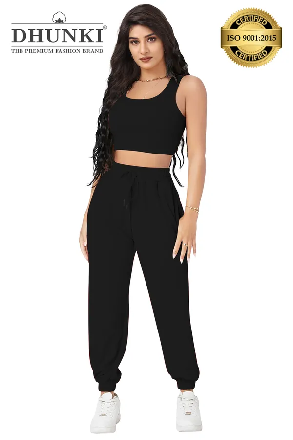 Women's_Black_Two_Piece_Co_Ord_Set_Crop_Top_And_Joggers
