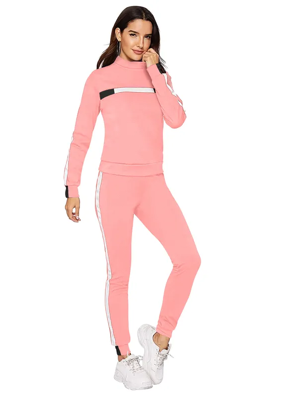 Pink_Color_Block_Tracksuit_Set_With_White_Stripe_Detail