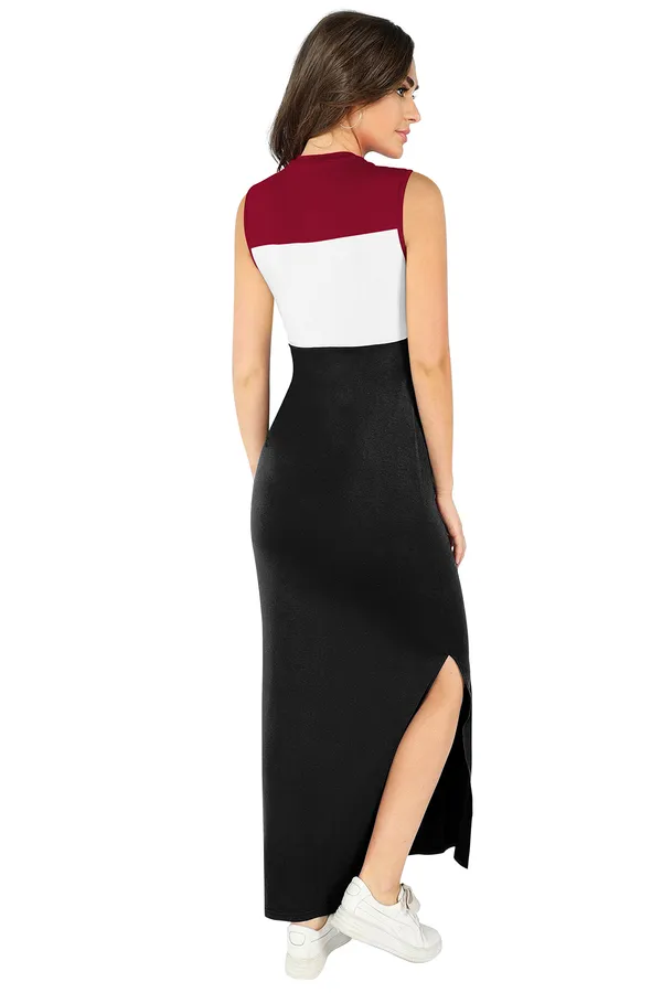 Color_Block_Sleeveless_Maxi_Dress_With_Side_Slit