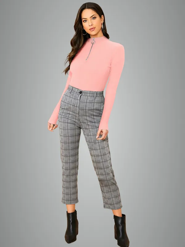 Pink_High_Neck_Long_Sleeve_Top_With_Front_Zipper_Detail
