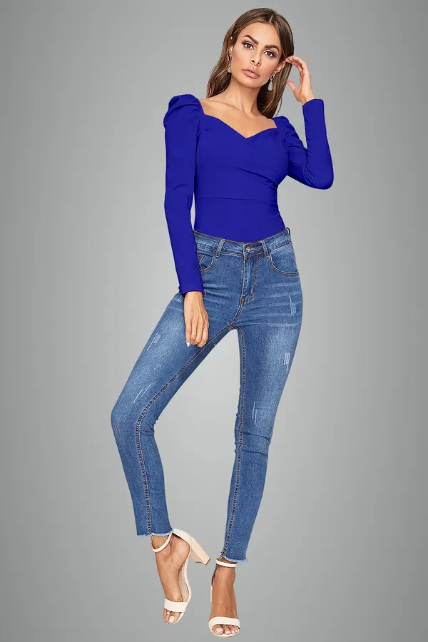 Royal_Blue_Puff_Sleeve_Bodysuit_Top