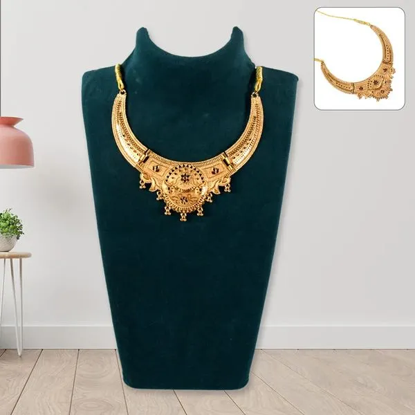 Elegant_Gold-Plated_Necklace_Set_For_Women_–_Traditional_Jewelry_With_Matching_Earrings_|_Perfect_For_Weddings_Festivals