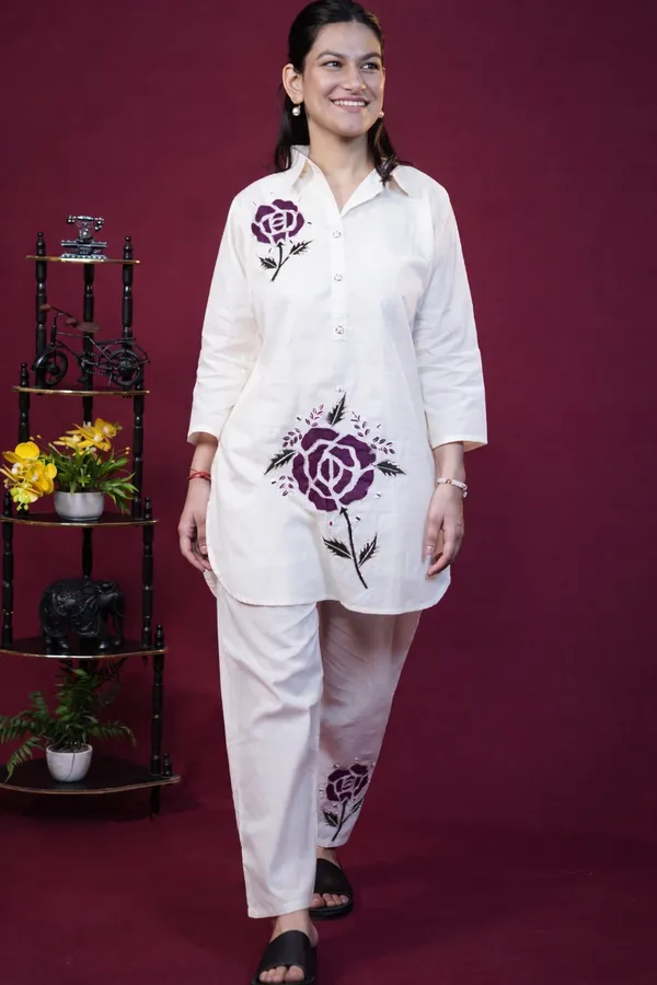 White_Premium_Cotton_Embroidered_Co-Ord_Set_For_Women