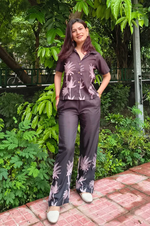 Black_Premium_Poly_Cotton_Floral_Printed_Co-Ord_Set_For_Women