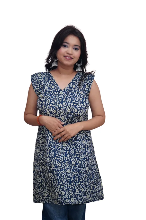 Indigo_Premium_Cotton_Handblock_Printed_Kurti_For_Women