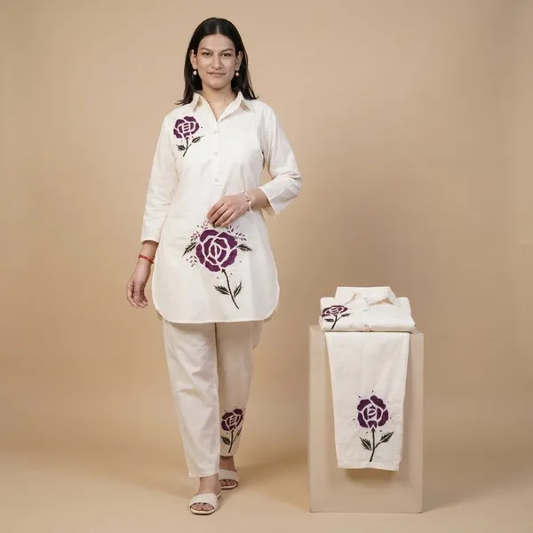 White_Premium_Cotton_Embroidered_Co-Ord_Set_For_Women