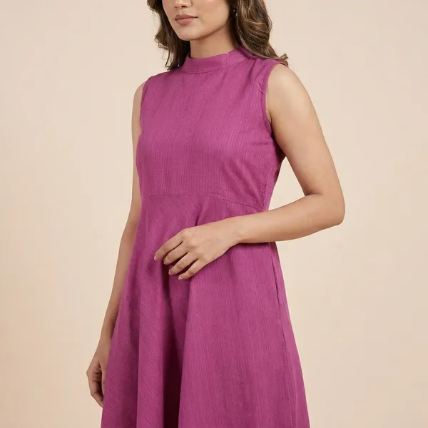 Pink_Premium_Cotton_Sleeveless_Flared_Kurta_With_Palazzo_Set_For_Women
