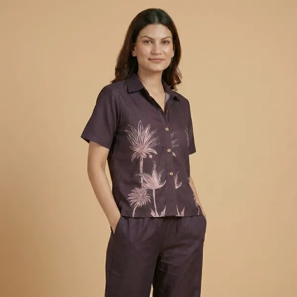 Black_Premium_Poly_Cotton_Floral_Printed_Co-Ord_Set_For_Women