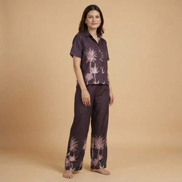 Black_Premium_Poly_Cotton_Floral_Printed_Co-Ord_Set_For_Women